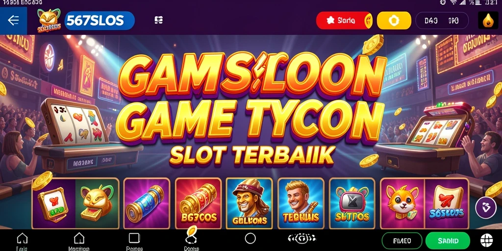 Tampilan gameplay 567SLOTS yang menawan dan penuh warna.