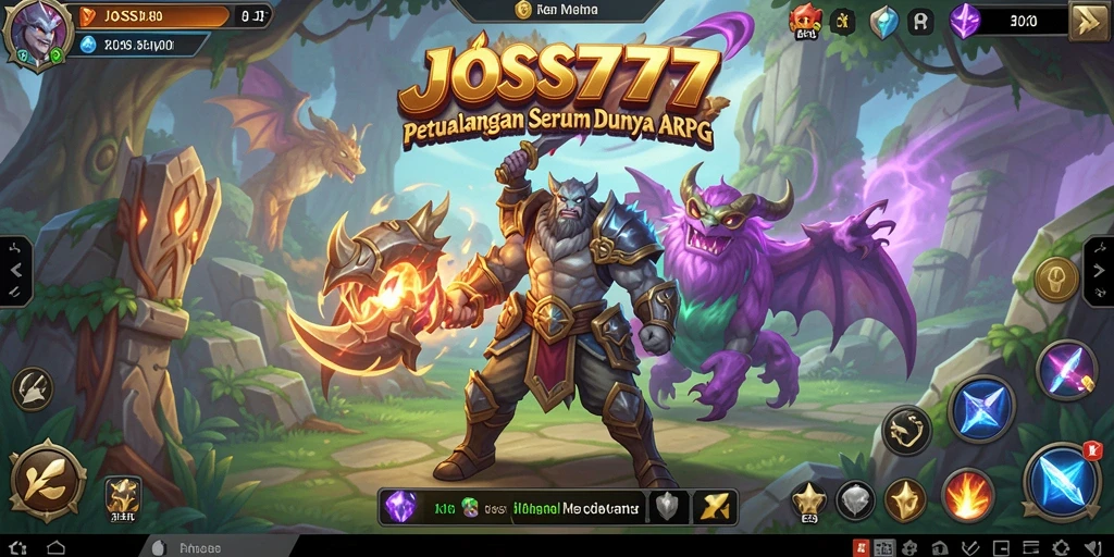 Tampilan gameplay ARPG yang mendebarkan dan penuh aksi.