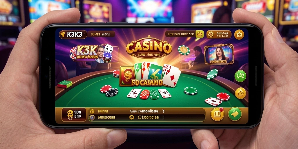 Tampilan gameplay Live Casino yang menarik dan menegangkan di K3K3.