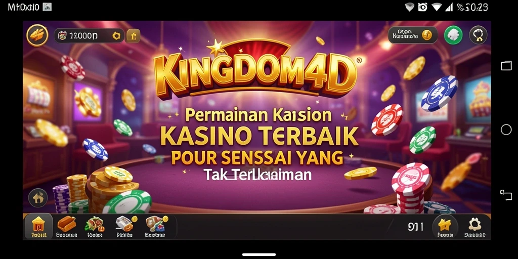 Tampilan gameplay Kasino yang seru dan menyenangkan di KINGDOM4D.