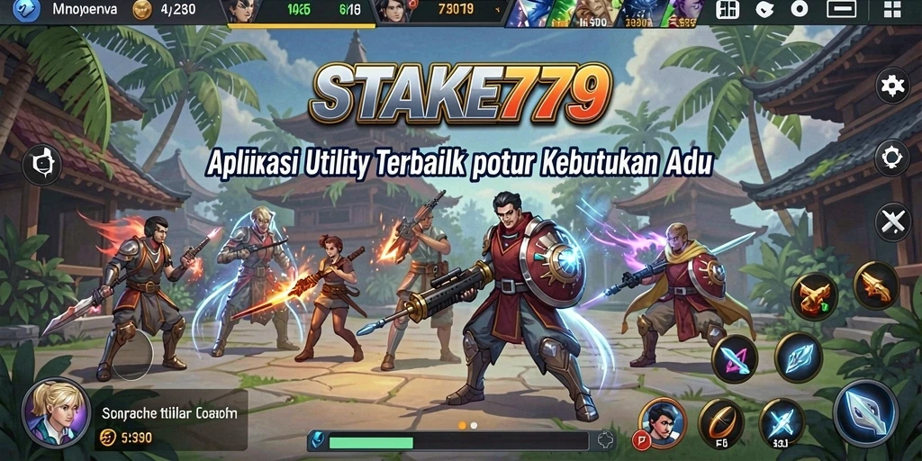 Screenshot STAKE779 menampilkan antarmuka pengguna yang sederhana dan fungsional.